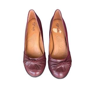 Sofft EURO Soft 3 inch brown leather pump NWOT Sz 7.5